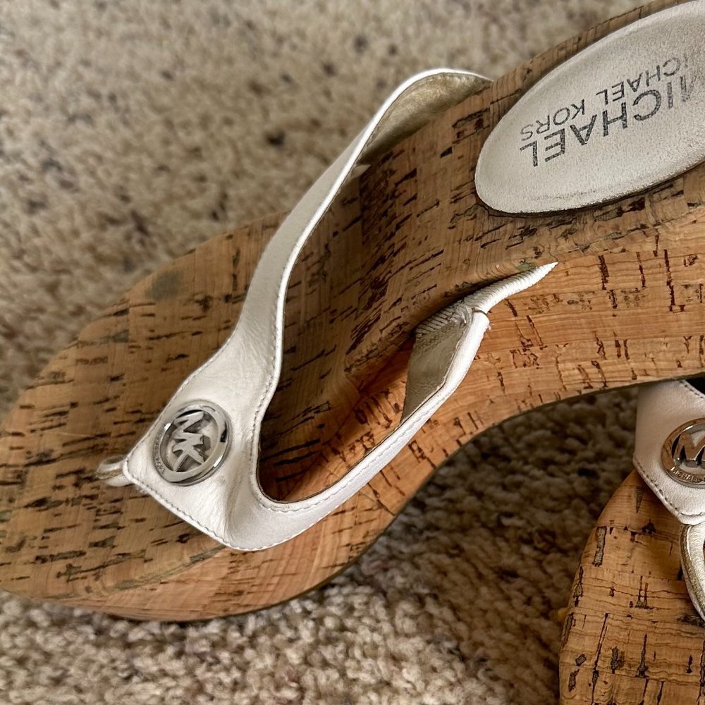 Michael Kors Cork Wedge Sandals